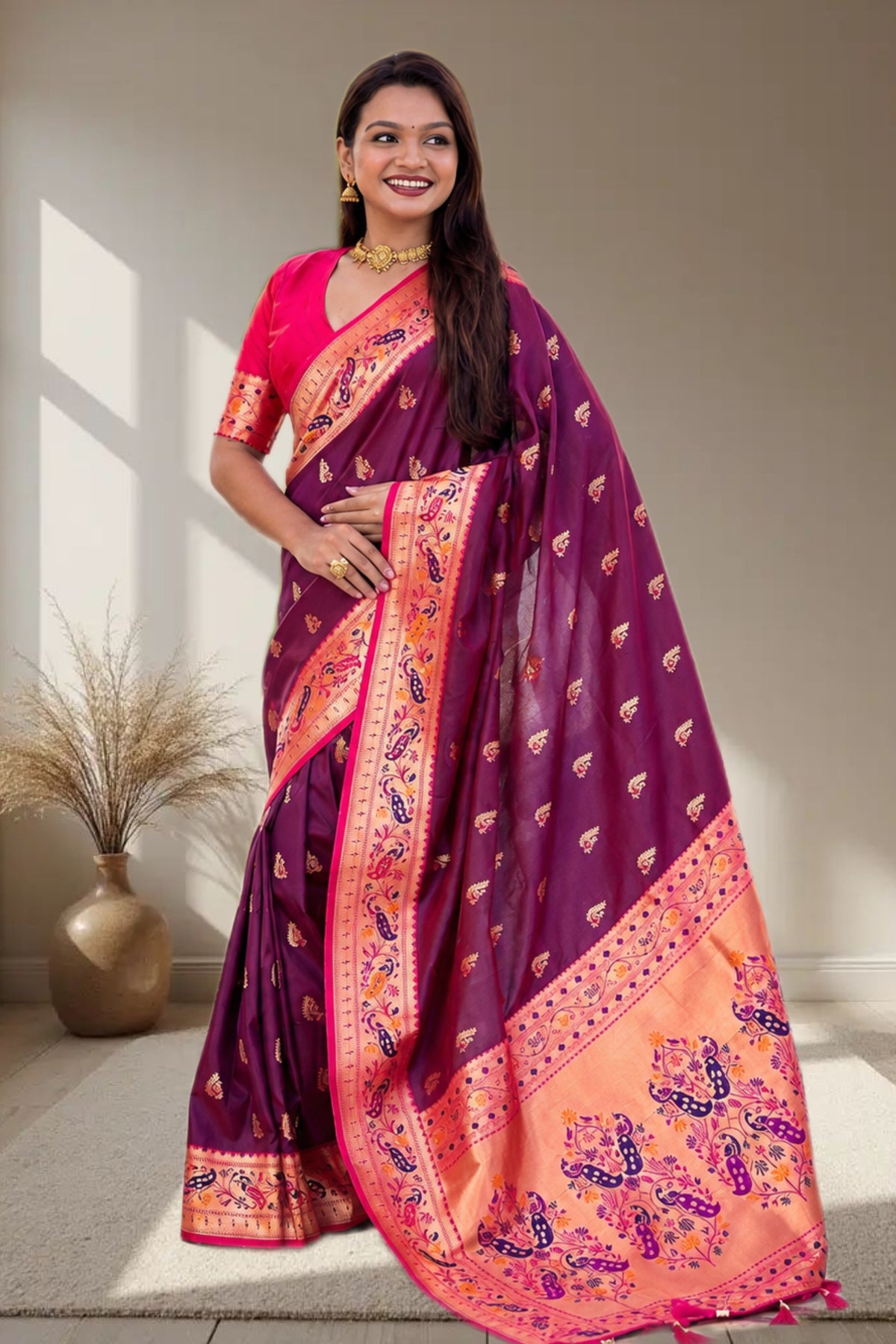 Designer Woven Silk Saree