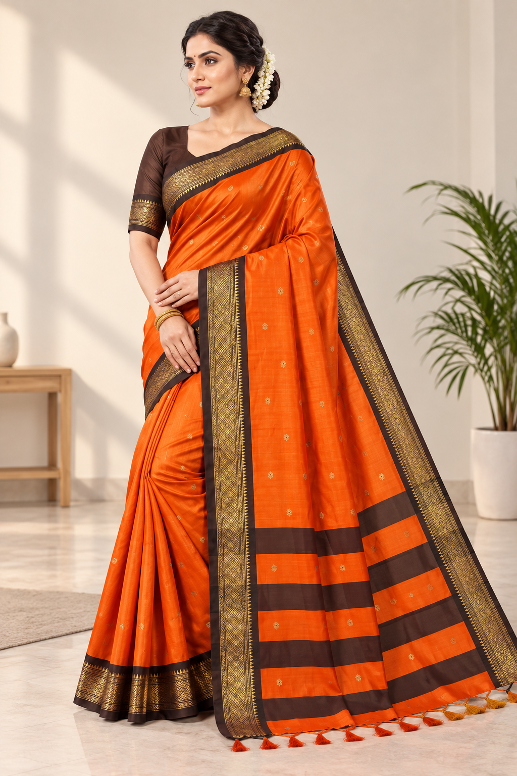 Traditional Zari Woven Silk Saree