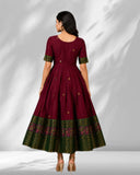 Elegant Cotton Anarkali Dress