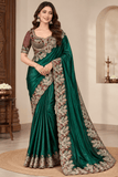 Premium Embroidered Designer Saree with Matching Blouse