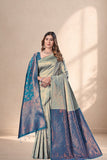 Elegant Traditional Jacquard Woven Silk Saree