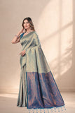 Elegant Traditional Jacquard Woven Silk Saree