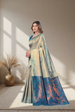 Rich Jacquard Woven Saree with Designer Pallu