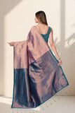 Premium Jacquard Silk Saree with Traditional Woven Design