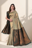 Premium Jacquard Silk Saree with Traditional Woven Design