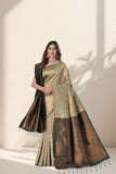 Premium Jacquard Silk Saree with Traditional Woven Design