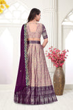 Premium Designer Purple Lehenga Choli with Banarasi Weaving & Embroidered Dupatta