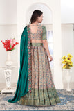 Women's Designer Banarasi Lehenga Choli with Rich Weaving