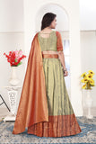 Premium Banarasi Jacquard Lehenga Choli with Designer Dupatta
