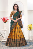 Premium Banarasi Jacquard Lehenga Choli with Elegant Woven Dupatta